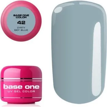 Lak na nehty Base one barevný gel 42 - Dirty Sky Blue 5g