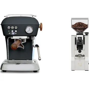 Kávovar Ascaso Dream PID, Anthracite + Eureka Mignon XL, CR white