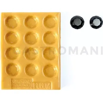 Kuchyňská sůl Silikonová forma na cukrovou hmotu nebo čokoládu ve tvaru diamantů - 20x5 mm | SILIKOMART, SugarFlex Gold