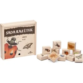 Dětské razítko Razítka 16 Ks hmyz