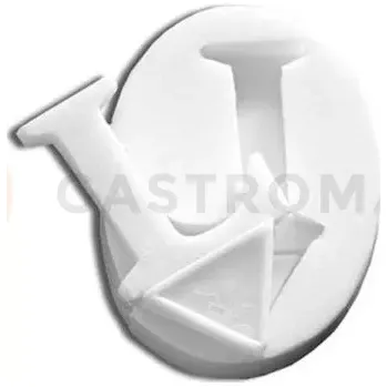 Kuchyňská sůl Silikonová forma na cukrovou hmotu ve tvaru písmene L - SLK094, 50x30 mm | SILIKOMART, SugarFlex