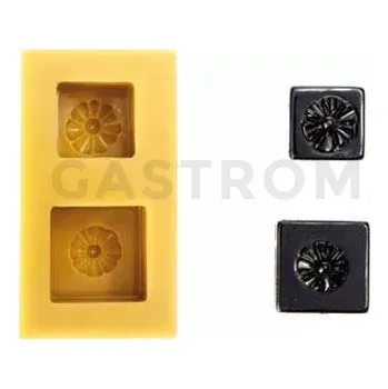 Kuchyňská sůl Silikonová forma na cukrovou hmotu nebo čokoládu ve tvaru dárků 23x23x23 + 30x30x24 mm | SILIKOMART, SugarFlex Gold