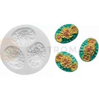 Kuchyňská sůl Silikonová forma na cukrovou hmotu ve tvaru květů - SLK237, 45x45 mm | SILIKOMART, SugarFlex