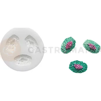 Kuchyňská sůl Silikonová forma na cukrovou hmotu ve tvaru květů - SLK358, 12x11 mm | SILIKOMART, SugarFlex