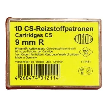 Příslušenství pro sportovní střelbu Wadie CS látka 9 mm revolver (10 ks) Plynové náboje