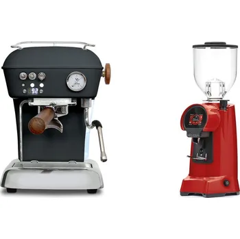 Kávovar Ascaso Dream PID, Anthracite + Eureka Helios 65, ferrari red