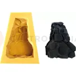Silikonová forma na cukrovou hmotu nebo čokoládu ve tvaru skály - 110x105x85 mm | SILIKOMART, SugarFlex Gold