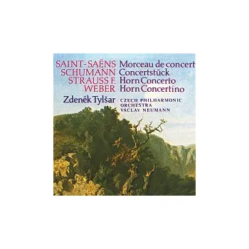 Česká hudba Weber, Strauss, Saint-Saëns, Schumann: Concertino e moll, Koncert c moll, Morceau de concert, Koncertní skladba