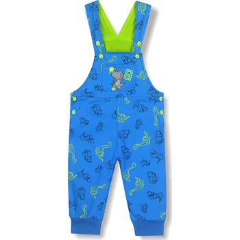 Chlapecké laclové tepláky - KUGO MT0549, modrá Barva: Modrá, Velikost: 74