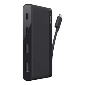 USB hub Belkin USB C 4 portový mini Hub F4U090BTBLK