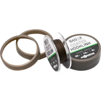 Korda ztužená návazcová šňůrka Basix Coated Hooklink 10 m Varianta: 18 lb 8,2 kg (KBX010)