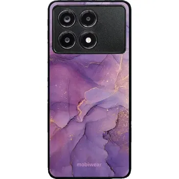 Pouzdro na mobilní telefon Lesklý kryt Mobiwear Glossy - Xiaomi Poco X6 Pro 5G - G050G - Fialový mramor (Prémiové lesklé pouzdro, obal, kryt Mobiwear Glossy na mobil Xiaomi Poco X6 Pro 5G - G050G - Fialový mramor, materiál Plast + TPU silikon - krytí po všech stranách, neošoupateln
