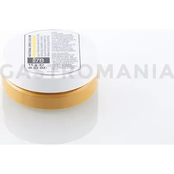 Výroba svíčky Přírodní potravinářská barva v prášku, natural idro color, žlutá, 50 g | SILIKOMART, i78 Colorants