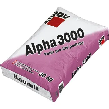 Samonivelační stěrka Baumit Alpha 3000 samonivelační litý potěr 30 kg