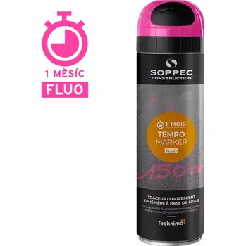 Barva ve spreji Fluorescenční sprej TEMPO MARKER - růžový Sprej 500ml