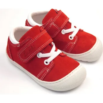 Dívčí polobotky Lurchi barefoot Tabby Suede Rosso EUR 21