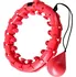 One Fitness OHA01 masážní hula hoop se závažím červené