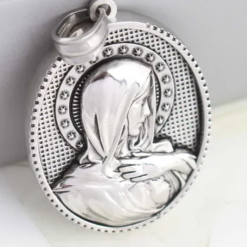 Souprava šperků Přívěsek Panna Maria chirurgická ocel VL 488-1