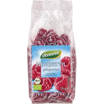 Sušené ovoce Dennree Maliny lyofilizované 35g bio