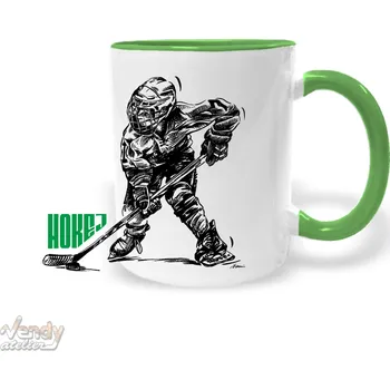 Hrnek - Hokej Barva: Zelená