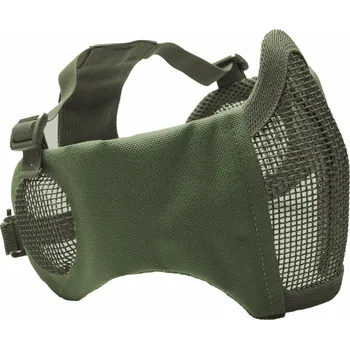 Pleťová maska Obličejová maska Mesh Mask (low half, s ochranou na uši) (olivová) - Strike Systems