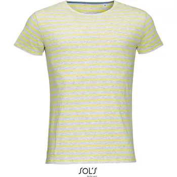 Pánská móda SOLS Pánské pruhované tričko Miles Men