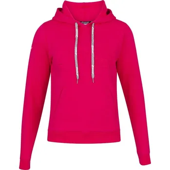 Dámská mikina BABOLAT EXERCISE WOMEN HOOD SWEAT ROSE RED dámská mikina