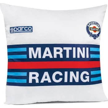 Dekorativní polštářek Sparco polštářek Martini Racing Bílá