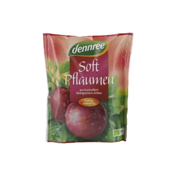 Sušené ovoce Dennree Švestky měkké 200 g bio