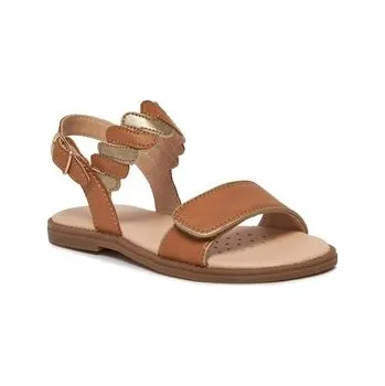 Dámské sandále Geox Sandály J Sandal Karly Girl J4535G 054AJ C5B2U S Béžová 28