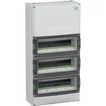 SPELSBERG Skříň AK 42 Plus 42TE 315x750x155mm, na omítku, průhledné dveře, IP65 73364201