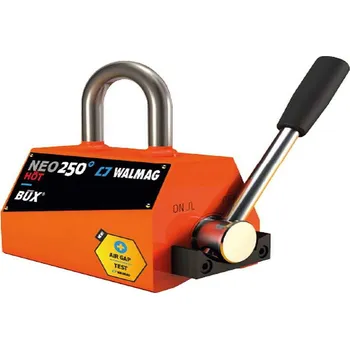 Plošinový vozík Ganas spol. s.r.o. Magnet NEO HOT do 180° Nosnost: 250 kg, Nosnost plošná: 250 kg, Nosnost kruh.: 125 kg