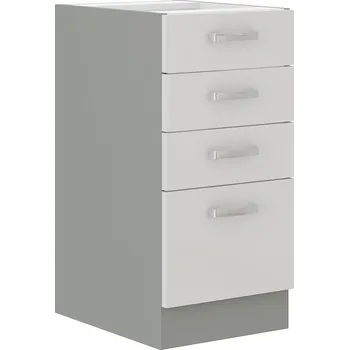 Kuchyňská linka LEMPERT Dolní skříňka BLANKA 4 bez pracovní desky (40 cm)