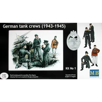 Plastikový model 1/35 German Tank Crew 1943-1945 (Part 1)