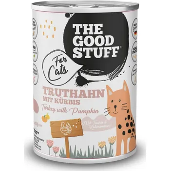 Krmivo pro kočku The Goodstuff Adult krocan s dýní 6 × 400 g