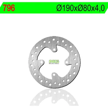 Brzda pro motocykl Brzdový kotouč NG zadní HONDA CR 85 řetěz 428 rok 03-07