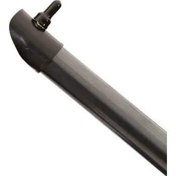 Plotová vzpěra Vzpěra kulatá o průměru 38mm - poplastovaná ANTRACIT Výška sloupku: 225cm