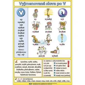 Obraz Vyjmenovaná slova po V XL (100x70 cm)