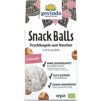 Bonbon Govinda Kuličky s tygřími ořechy 100g bio