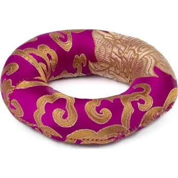 Perkuse Polštářek pod tibetskou mísu ø 10 cm fuchsiový (vhodný na mísu o průměru 11–13 cm)