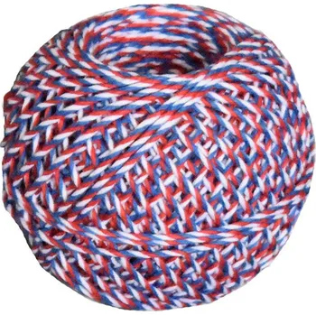 Obalový materiál Motouz BAVLNA pečetící, trikolóra 40g