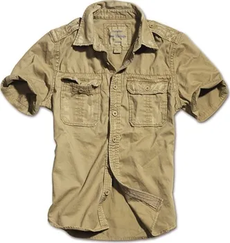 Pánská košile Surplus Raw Vintage s krátkým rukávem khaki