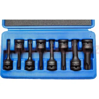 Gola sada sada nástavců pro rázové utahováky 1/2", torx, 8 ks
