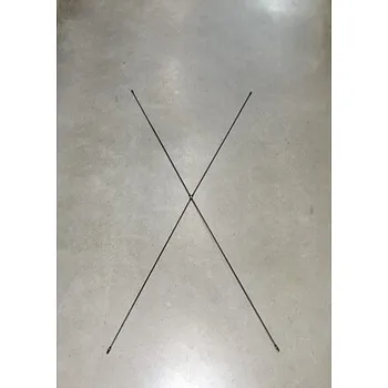 Výztuha ve tvaru X, pro Snack Bar # 9021, 1520 x 6 x 6 mm, kov