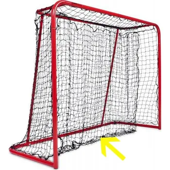 Florbalová branka POKORNÝ - SÍTĚ zástěrka do florbalové branky 115 x 160 cm černá