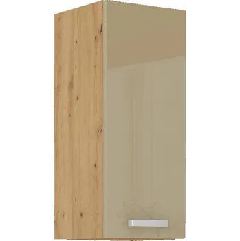 Kuchyňská skříňka LEMPERT Horní skříňka ARISA 19 (30 / 72 cm) cappucino lesk