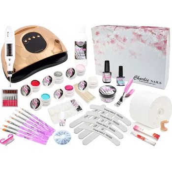 Startovací sada na gelové nehty XXXL 150W s bruskou 10W