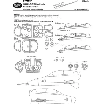Plastikový model New Ware 1/48 Mask MiG-29K ADVANCED (HOBBYB 81786)