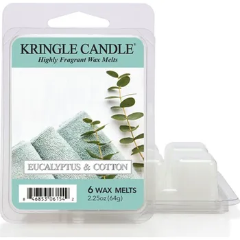 vonný vosk Kringle Candle Eucalyptus Cotton Vonný Vosk, 64 g