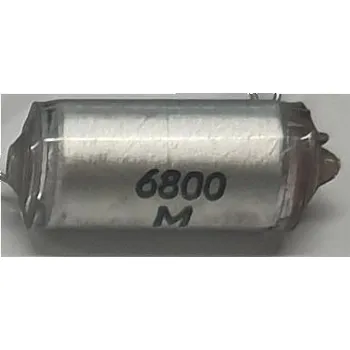 Kondenzátor 6n8/160V TGL5155, svitkový kondenzátor axiální
